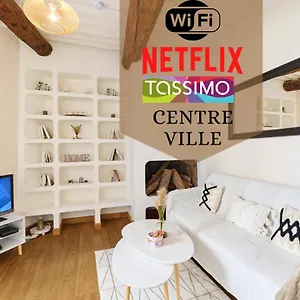  Appartement Chaleureux T2 En Plein Cœur D'aix En Provence Wifi-netflix-climatisation